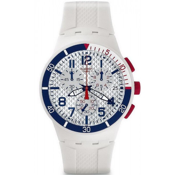 Kaufen Sie Swatch Unisexuhr Chrono Plastic Speed Up SUSM401 Chronograph
