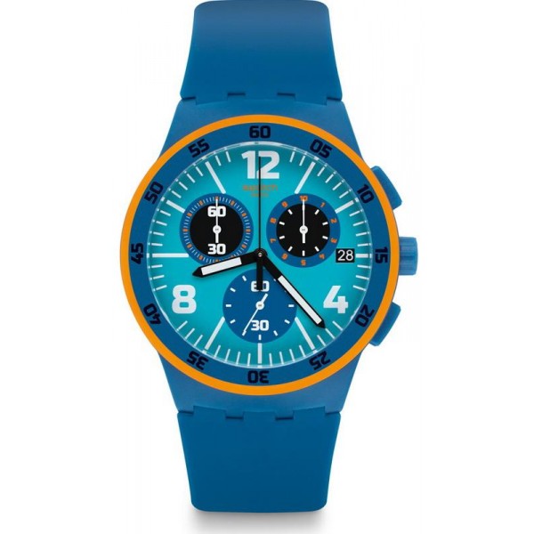 Buy Unisex Swatch Watch Chrono Plastic Capanno SUSN413 Chronograph
