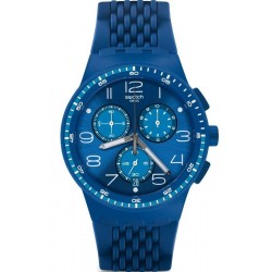 Kaufen Sie Swatch Unisexuhr Chrono Plastic Triple Blu SUSN415 Chronograph