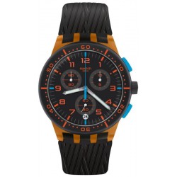Swatch Unisexuhr Chrono Plastic Orange Tire SUSO401 Chronograph kaufen