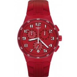 Kaufen Sie Swatch Unisexuhr Chrono Plastic Red Step SUSR404 Chronograph