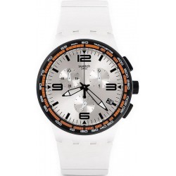 Kaufen Sie Swatch Unisexuhr Chrono Plastic White Blades SUSW405 Chronograph