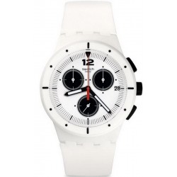 Kaufen Sie Swatch Unisexuhr Chrono Plastic Why Again SUSW406 Chronograph