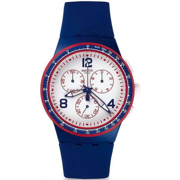 Kaufen Sie Swatch Unisexuhr Chrono Plastic Fast Server SUSZ100 Chronograph