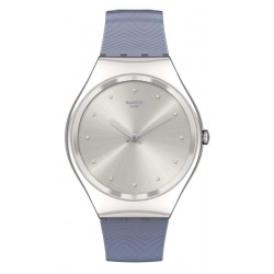 Buy Swatch Ladies Watch Skin Irony Blue Moire SYXS134