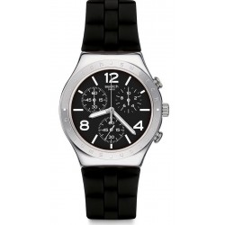 Swatch Мужские Часы Irony Chrono Noir De Bienne YCS116 Хронограф