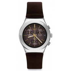 Comprar Reloj Hombre Swatch Irony Chrono Brownflect YCS600 Cronógrafo