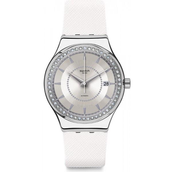Купить Swatch Женские Часы Irony Sistem51 Sistem Snow YIS406 Автоматический