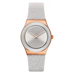 Buy Swatch Ladies Watch Irony Medium Grey Sparkle YLG145