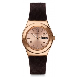 Buy Swatch Ladies Watch Irony Medium Brownee YLG701