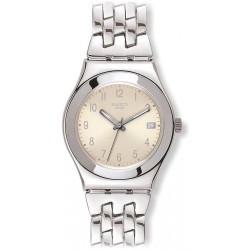 Swatch Ladies Watch Irony Medium Follow Ways Cream YLS441G