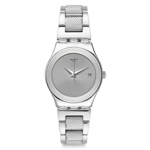 Buy Swatch Ladies Watch Irony Medium Classy Silver YLS466G