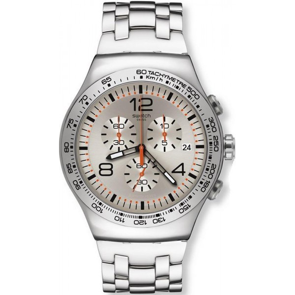 Купить Swatch Мужские Часы Irony Chrono Shiny Addict YOS445G Хронограф