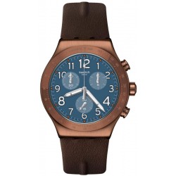 Swatch Мужские Часы Irony Chrono Back To Copper YVC100 Хронограф