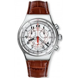 Men's Swatch Watch Irony Chrono Back To The Roots YVS414 Chronograph