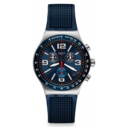 Comprar Reloj Hombre Swatch Irony Chrono Blue Grid YVS454 Cronógrafo