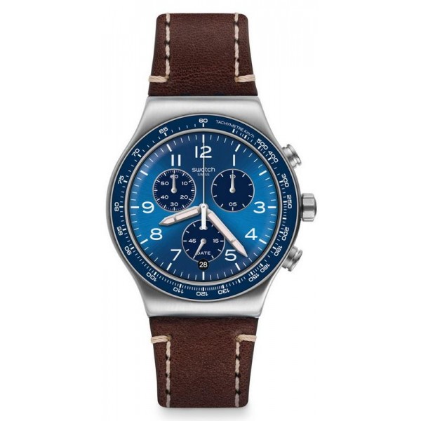 Acquistare Orologio Uomo Swatch Irony Chrono Casual Blue YVS466 Cronografo