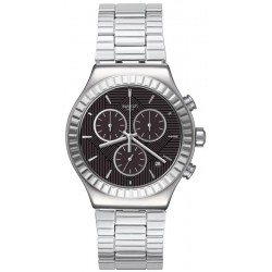 Swatch Мужские Часы Irony Chrono Joe's Smile YVS471G Хронограф