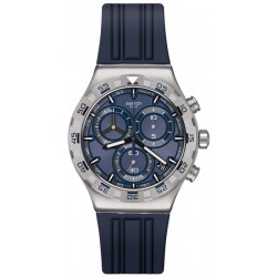 Swatch Мужские Часы Irony Chrono Teckno Blue YVS473 Хронограф